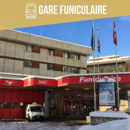 Tatil Evi Plein Ciel I Balcony I Close To Cable Cars I Car Park Crans-Montana