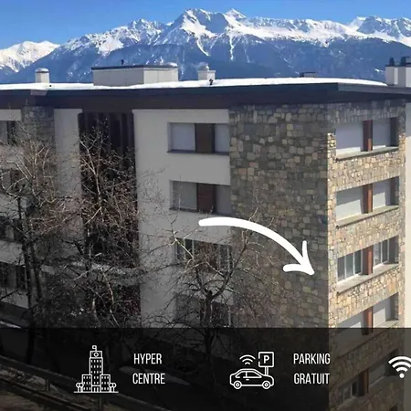 Plein Ciel I Balcony I Close To Cable Cars I Car Park Semesterbostad *